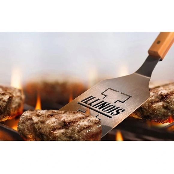 NWT Illinois Classic Series Sportula Stainless Steel Grilling Spatula - Picture 6 of 12